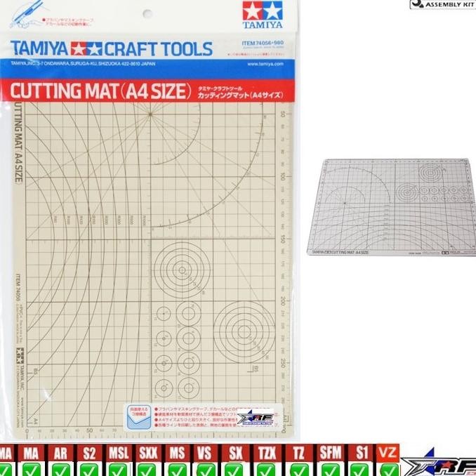 

TAMIYA 74056 CRAFT TOOLS CUTTING MAT (A4 SIZE)