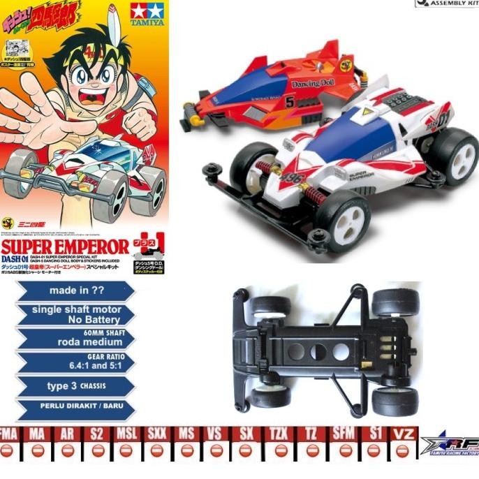 TAMIYA 95623 DASH 01 SUPER EMPEROR SPECIAL KIT