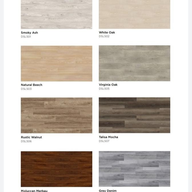 Lantai Spc Flooring Almaflor Vinyl Klik 4,5Mm Seperti Marvel, Daeji