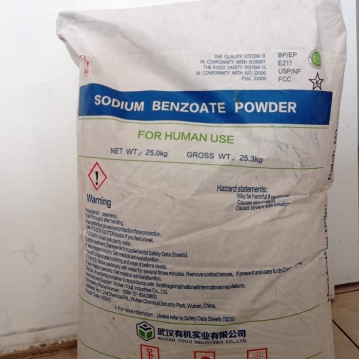 

Sodium Benzoat 1kg/ Natrium Benzoat 1kg/ Pengawet Makanan 1kg Termurah