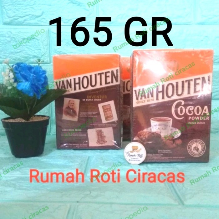 

cocoa vanhouten 180 chocolate powder bubuk van houten coklat bkn tulip