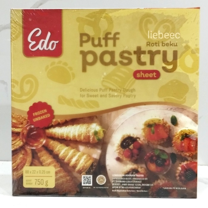 

edo puff pastry sheet 750gr promo