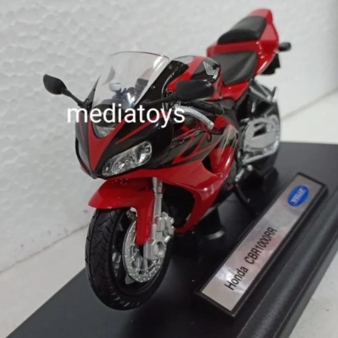 Diecast welly Motor honda CBR 1000RR Skala 1:18