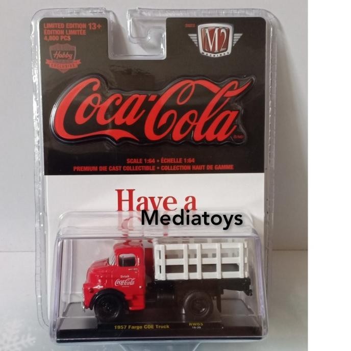 diecast m2 coca cola 1957 fargo coe truck