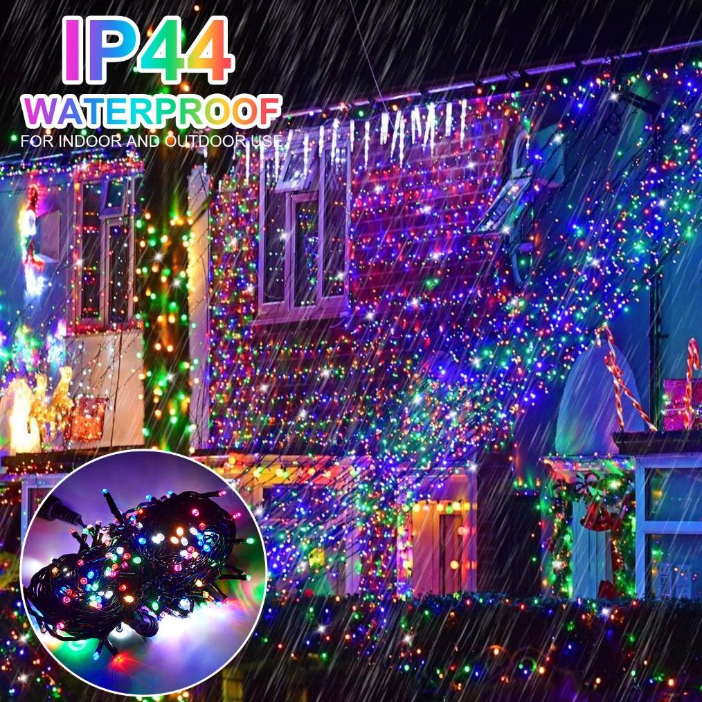 PROMO Anbolt 20 Meter Lampu Hias Natal 10 Meter Lampu Cafe Outdoor Waterproof Lampu Kelap Kelip Lamp