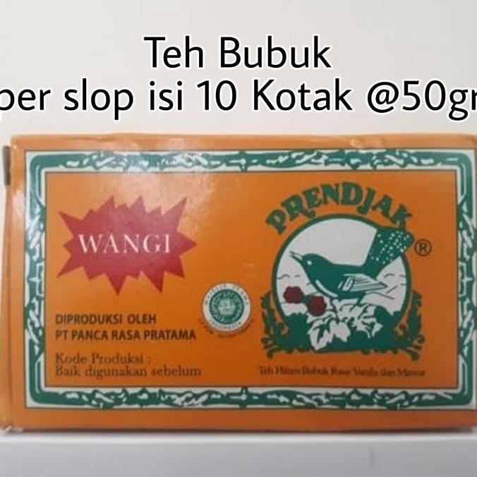 

READY STOCK TEH BUBUK SERBUK PRENDJAK TANJUNG PINANG PER PACK / SLOP ISI 50GR X 10 !!!!!