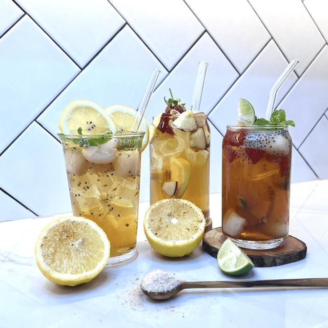 

BIG SALE [1KG] BUBUK MINUMAN TEH RASA PERSIK / PREMIX PEACH TEA !!!!!