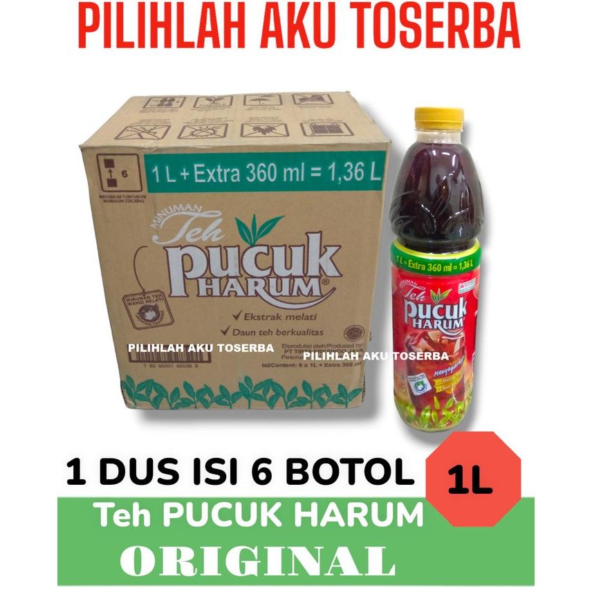 

NEW PRODUK TEH PUCUK HARUM ORIGINAL 1 LITER - ( HARGA 1 DUS ISI 6 ) !!!!!