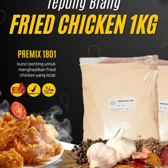 

Jual Tepung Kentuy Kiloan , Biang Tepung Fried Chien , Prex 1801