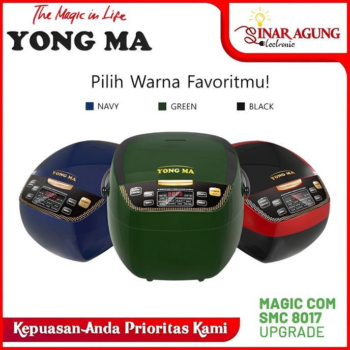 Magic Com / Rice Cooker YONG MA YMC8017 / YMC 8017 ( 2 Ltr ) 100% ORI