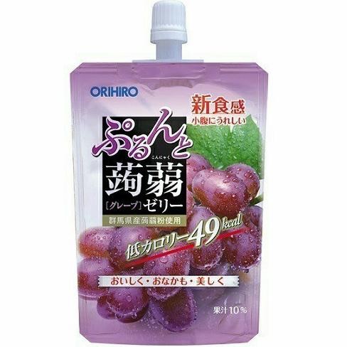 

[130gr] Orihiro Grape Konjac Jelly - Konyaku Jelly Rasa Buah Anggur