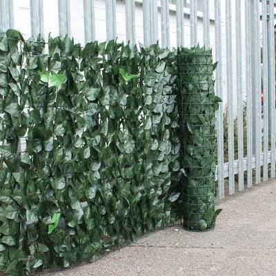 Rumput Plastik Daun Palsu Pagar Artificial Hiasan Dinding Rumah