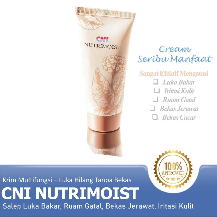 CNI Nutrimoist Salep Andalan Krim Luka Bakar Jerawat Gatal Ruam Iritasi Kulit Penghilang Luka