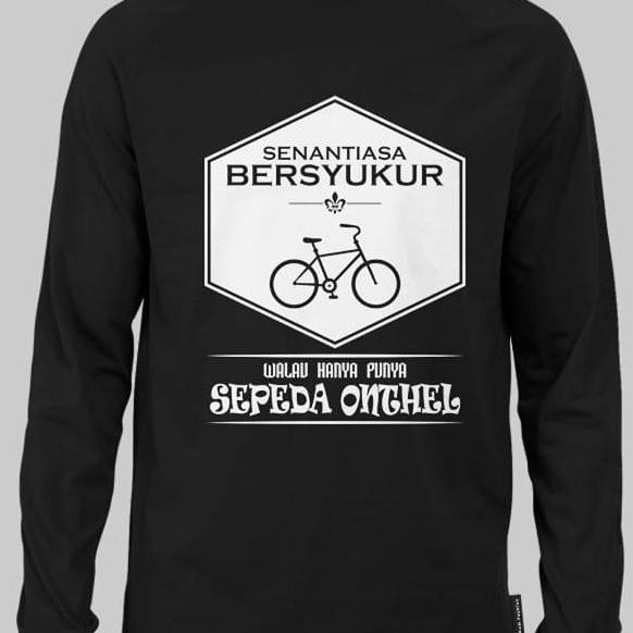 COD KAOS BAJU DISTRO SEPEDA ONTEL KAOS LENGAN PANJANG LONGSLEEVE TERMURAH gk-61
