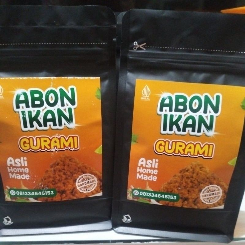 

makanan abon ikan gurami