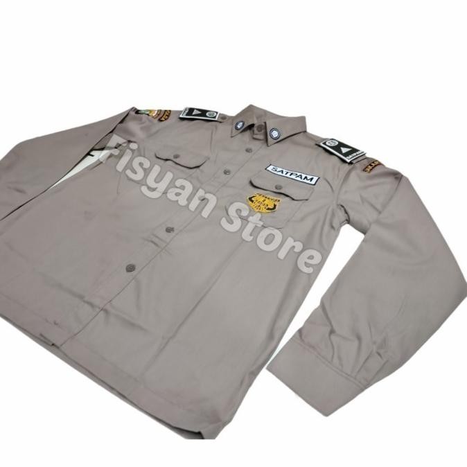 Seragam Pdl Sus Satpam | Seragam Pdl Sus Security Coklat Terbaru Premium Berkualitas