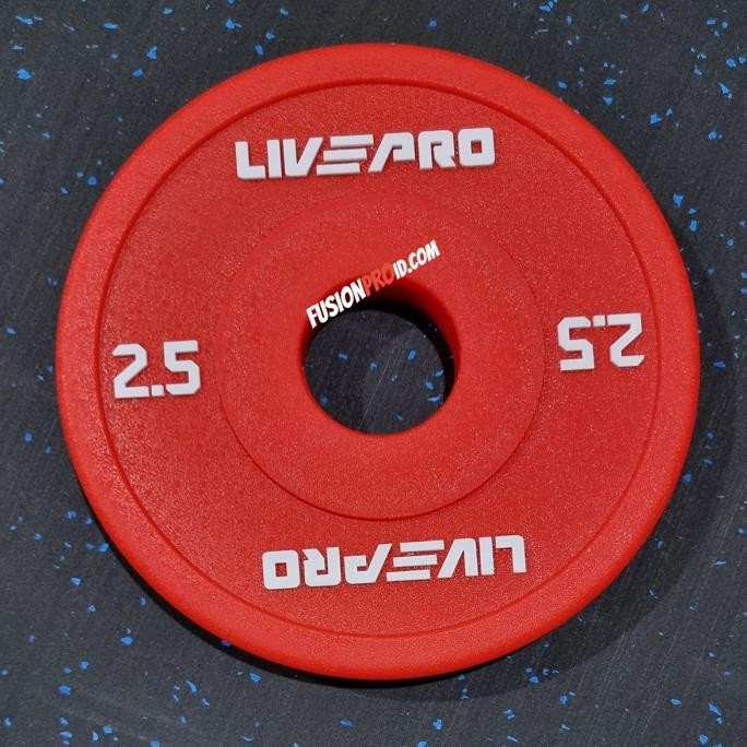 Plat Beban 2.5Kg X2 Change Plate Set Barbel Barbell Dumbell Livepro