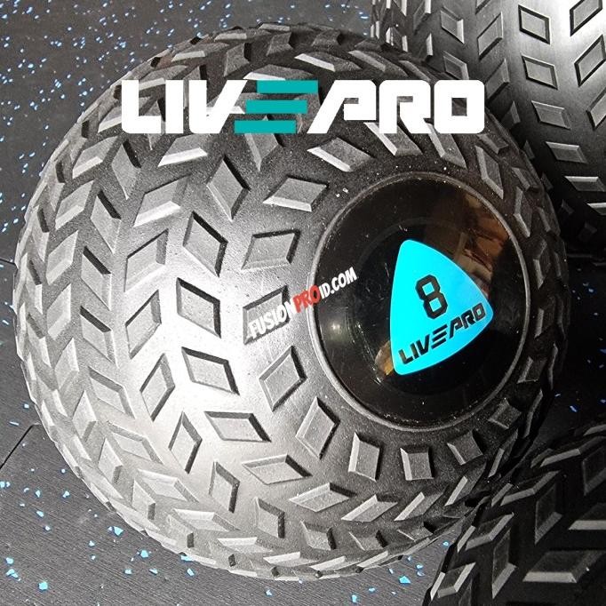 Slam Ball 8Kg Bola Gym Medicine Ball Fitness Heavy Duty Livepro