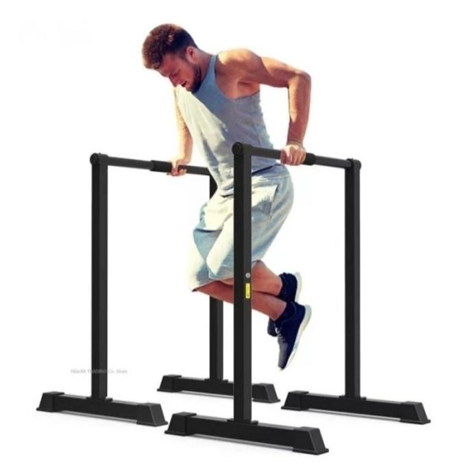 TERBARU 2PCS DIP BAR ALAT HOME FITNESS CALISTHENIC MOBILE DIP BAR DIPPING 