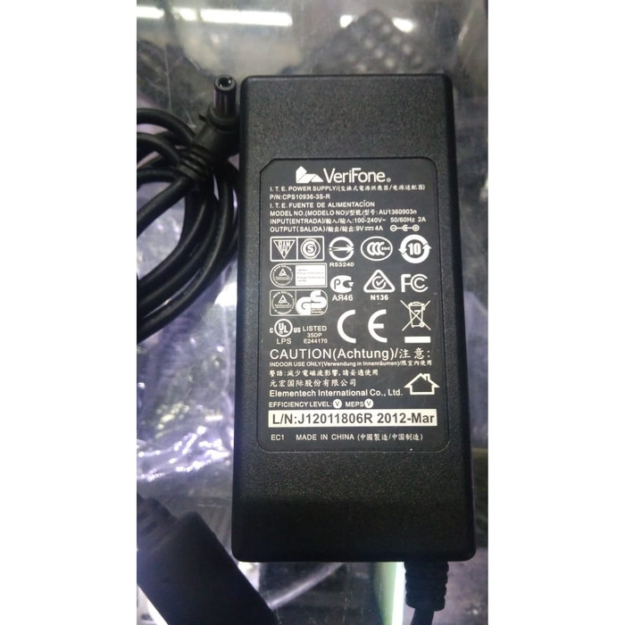 Adaptor 9V 4A Verifone Bagus Fsp