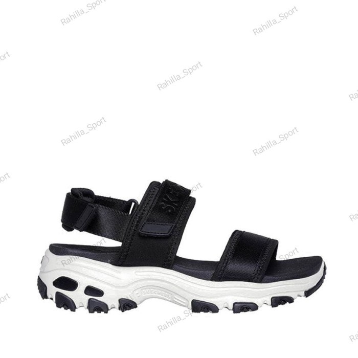 Baru Sendal Wanita Skechers Arch Fit Black Original ( 119853Blk ) Kekinian