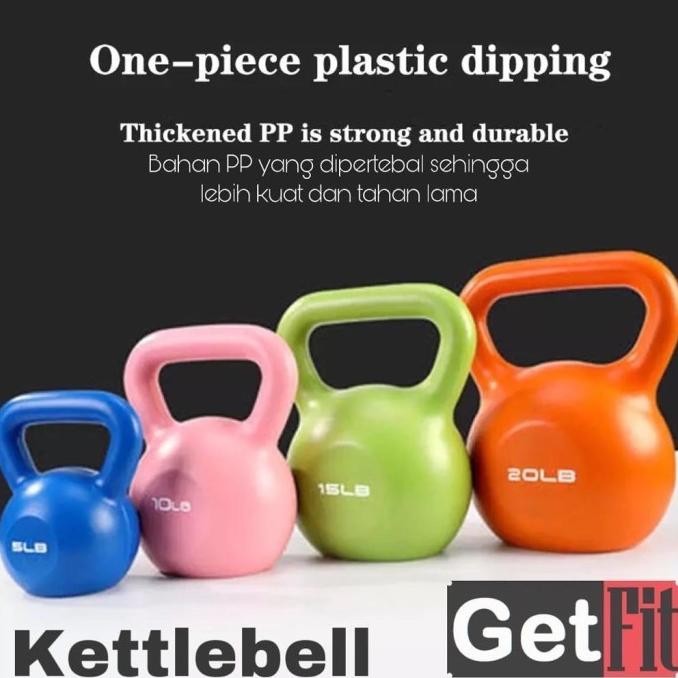 Kettlebell High Quality / Kettlebell Kualitas Tinggi 20Lbs /Kettlebell