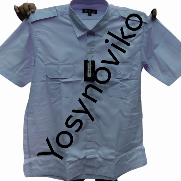 Kemeja Pria Pdh Putih Palitto Pendek Premium Berkualitas