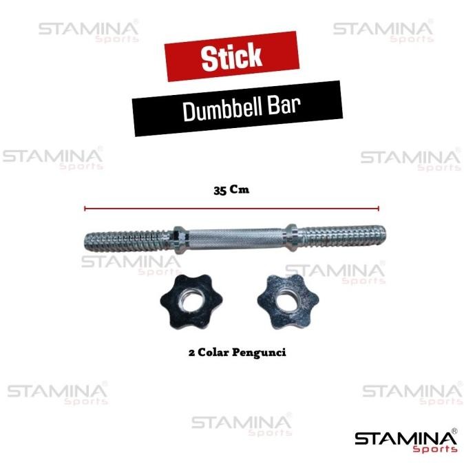 TERBARU STICK BARBEL/DUMBELL 35 CM STICK DUMBELL BAR FITNESS STICK BAR STAMINA 