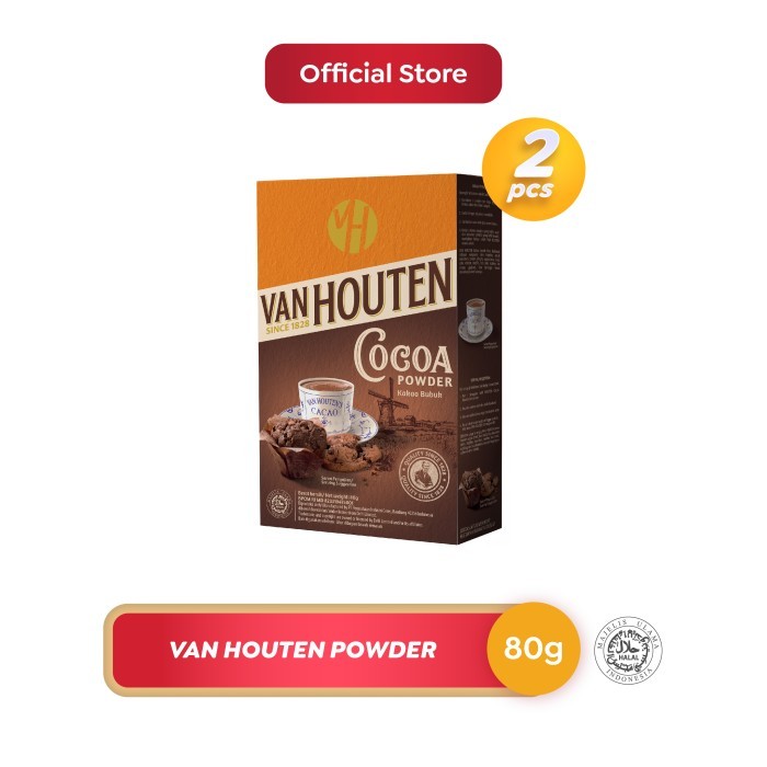 

Van Houten Cocoa Powder 80 g - 2 Pcs