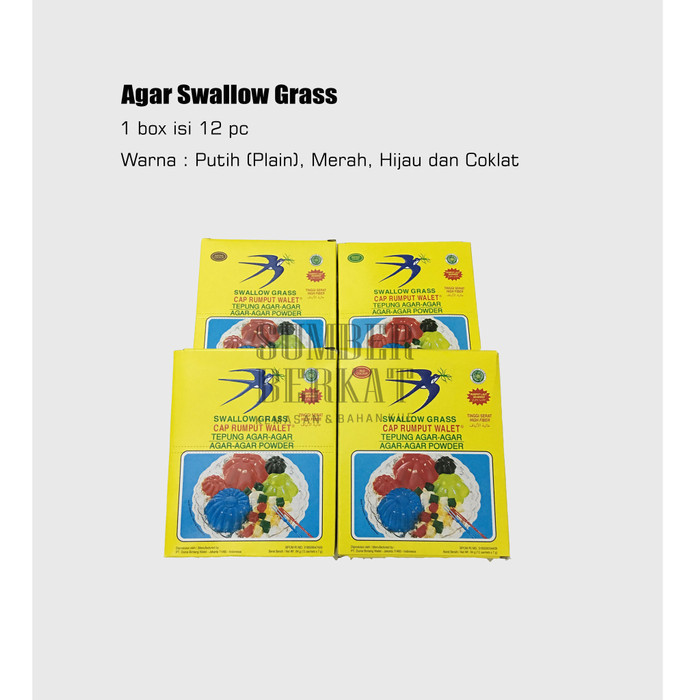 

Agar Agar Swallow Grass (12 pc)