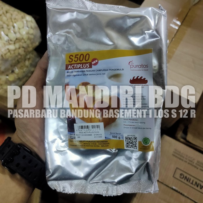 

PURATOS 500 GR / S500 ACTI-PLUS / PENGEMBANG KUE & ROTI
