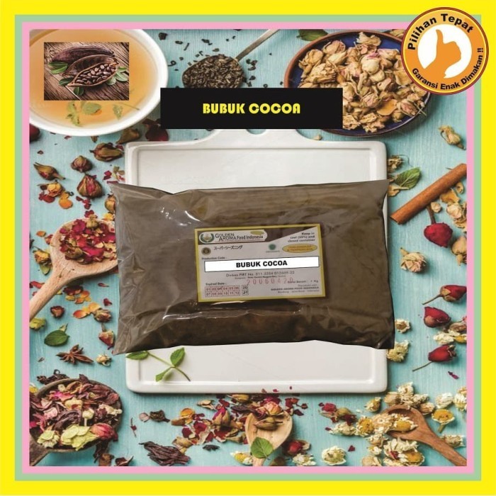 

Bubuk Cocoa 1 Kg Cocoa Powder Serbuk Coklat Kokoa Bubuk Organik Asli