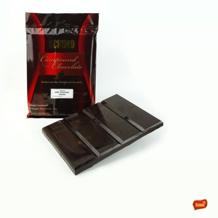 

Dark Chocolate Compound Grande / SCHOKO / dark chocolate / coklat blok