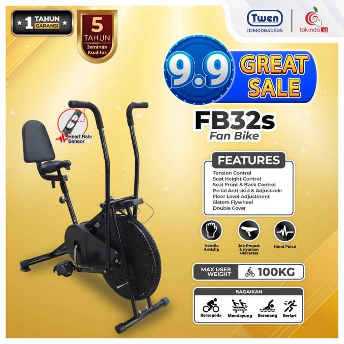 Ready Sepeda Statis Twen Orbitrack Fun Bike FB3 FB31 FB32 FB32S PlatinumBike