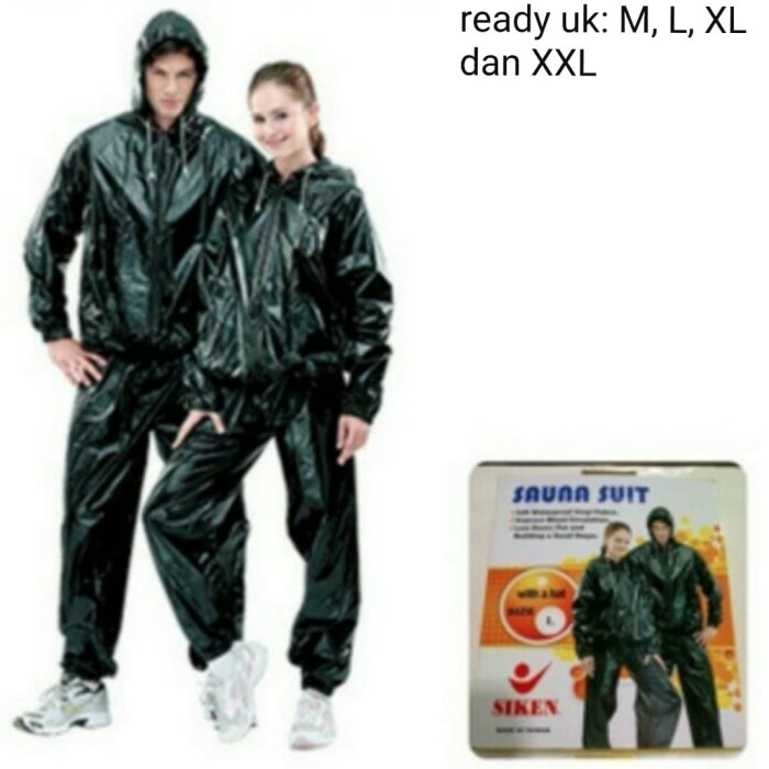 Ready Sauna Suit Siken Jaket Sauna Jaket Olahraga