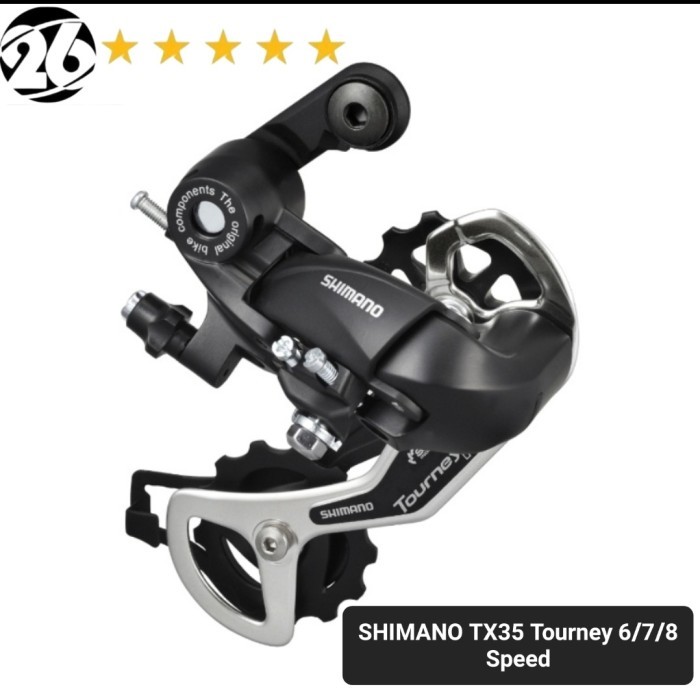 Ready Rear Derailleur Sepeda RD SHIMANO TX35 Tourney 6 7 8 Speed Original