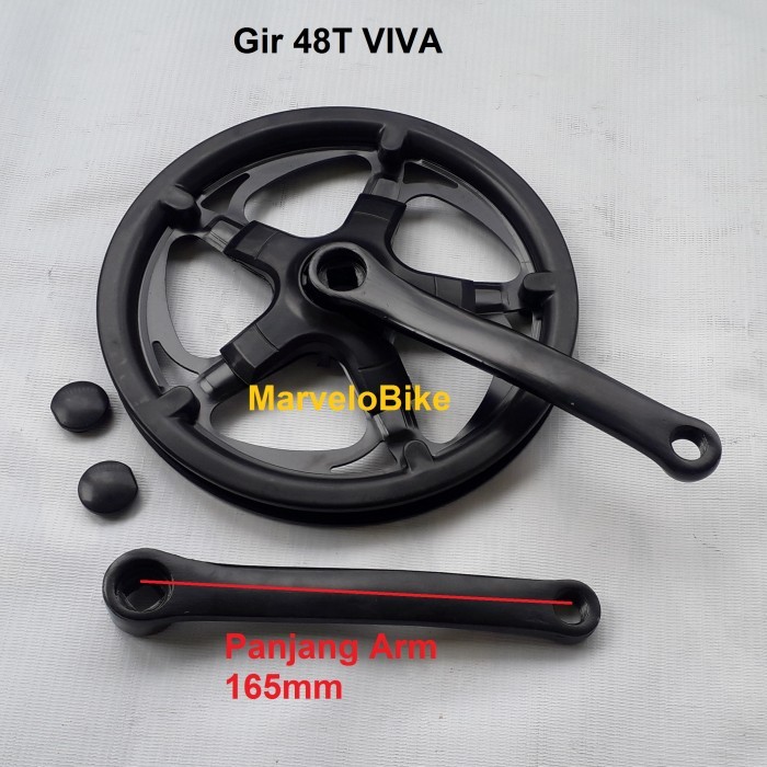 Ready Crank Gir Sepeda Lipat BMX Fixie Mini 48T VIVA Single Speed