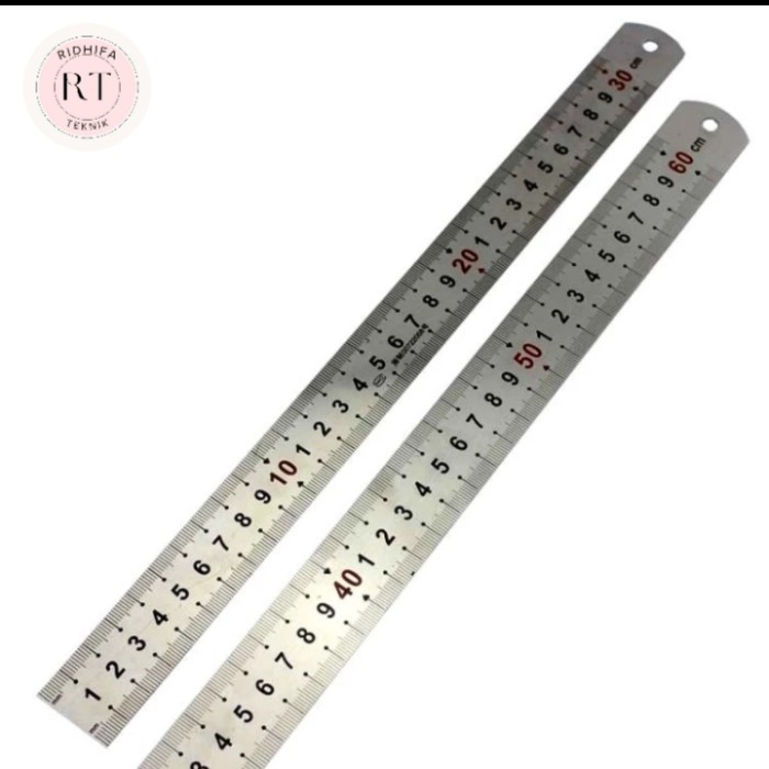 

Ready Penggaris Stenles steel 15cm,30cm,60cm,100cm,150cm,200cm