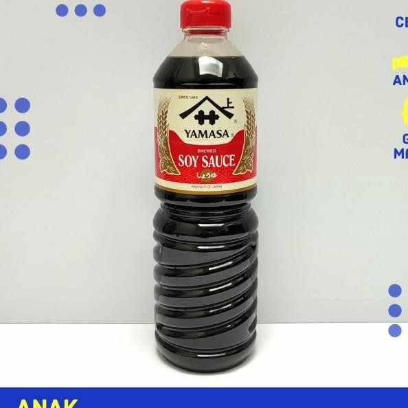 

Yamasa Soy Sauce 1Liter- Shoyu Brewed Kecap Asin Jepang Kedela