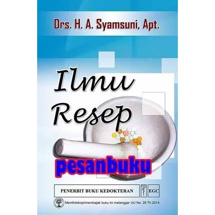 Sale Buku Ilmu Resep - Drs. H. A. Syamsuni