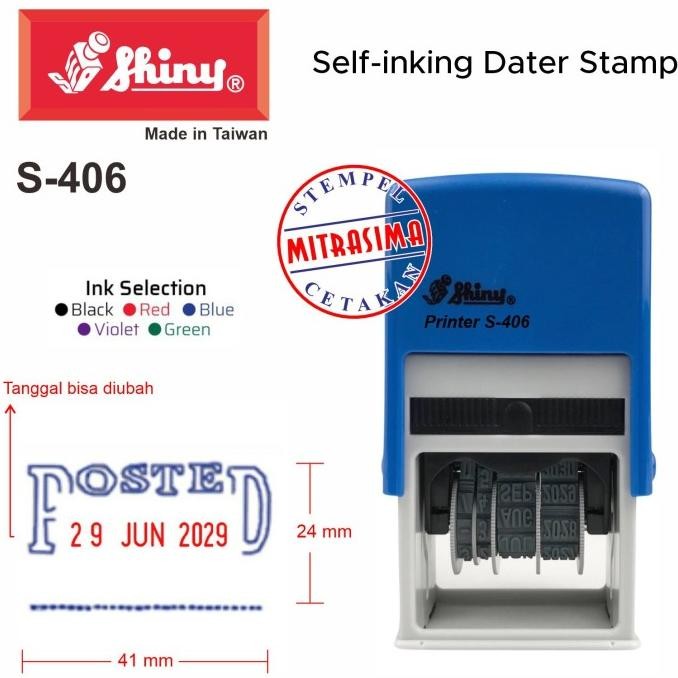 

Stempel Shiny S-406 ( Posted Dengan Tanggal S406 Tipe S 406 ) Tersedia