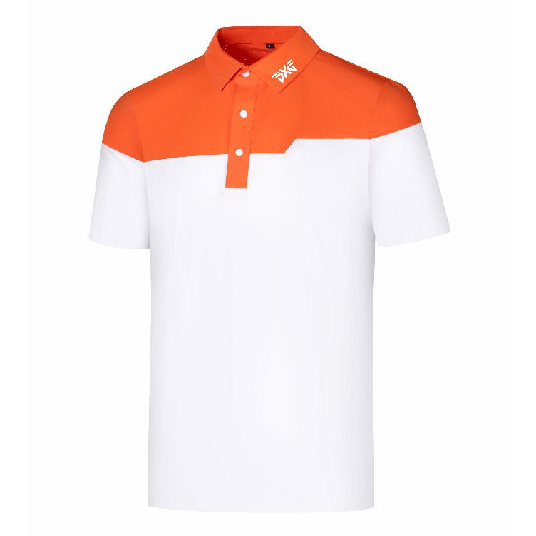 Kaus Lengan Pendek Golf PG Baru 2024 Kaus Polo Olahraga Nyaman Musim Panas Pria Kaus Pakaian Bola Ol