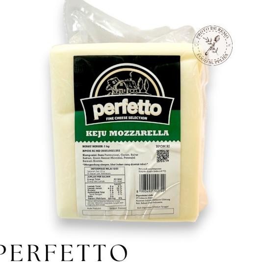 

Keju Mozarella Blo 1Kg (Perfetto) Halal