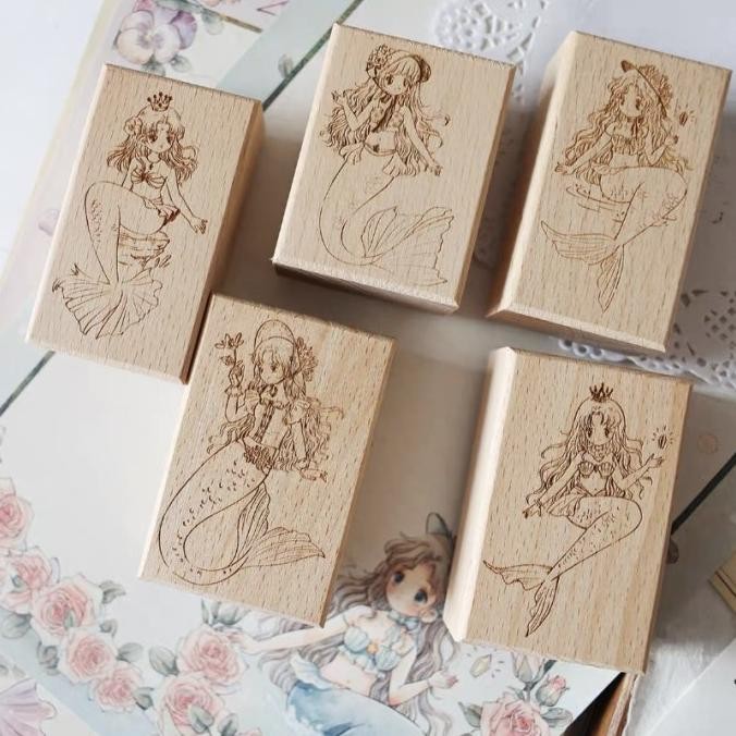 

Produk Hits Two Raccoons Mermaid Girl Rubber Stamp