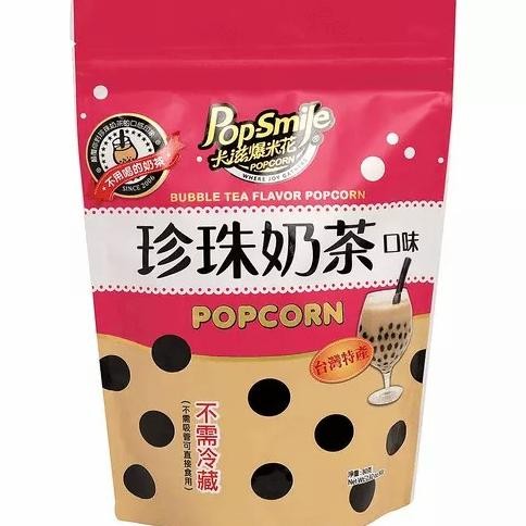 

[80gr] Pop Smile Popcorn Brown Sugar + Milk Tea - Pop Corn Rasa Bubble