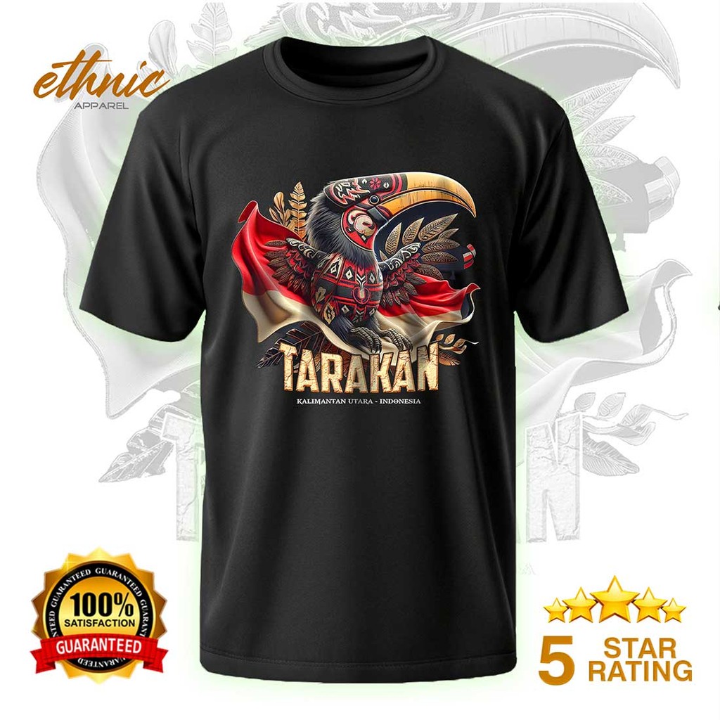 T-shirt Kaos Distro TARAKAN - KALIMANTAN UTARA - Premium Quality - TARX3