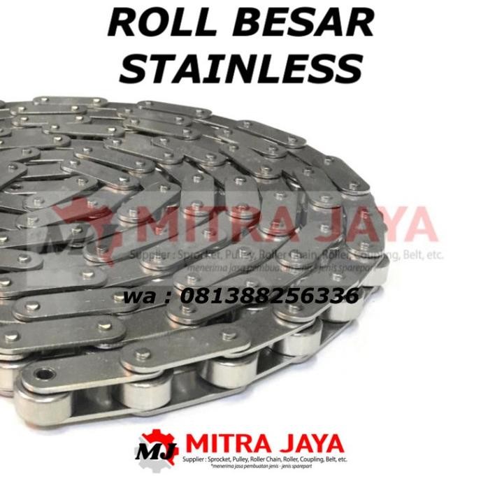 Rantai C2062 Ss Stainless C 2062 Double Pitch Chain Conveyor