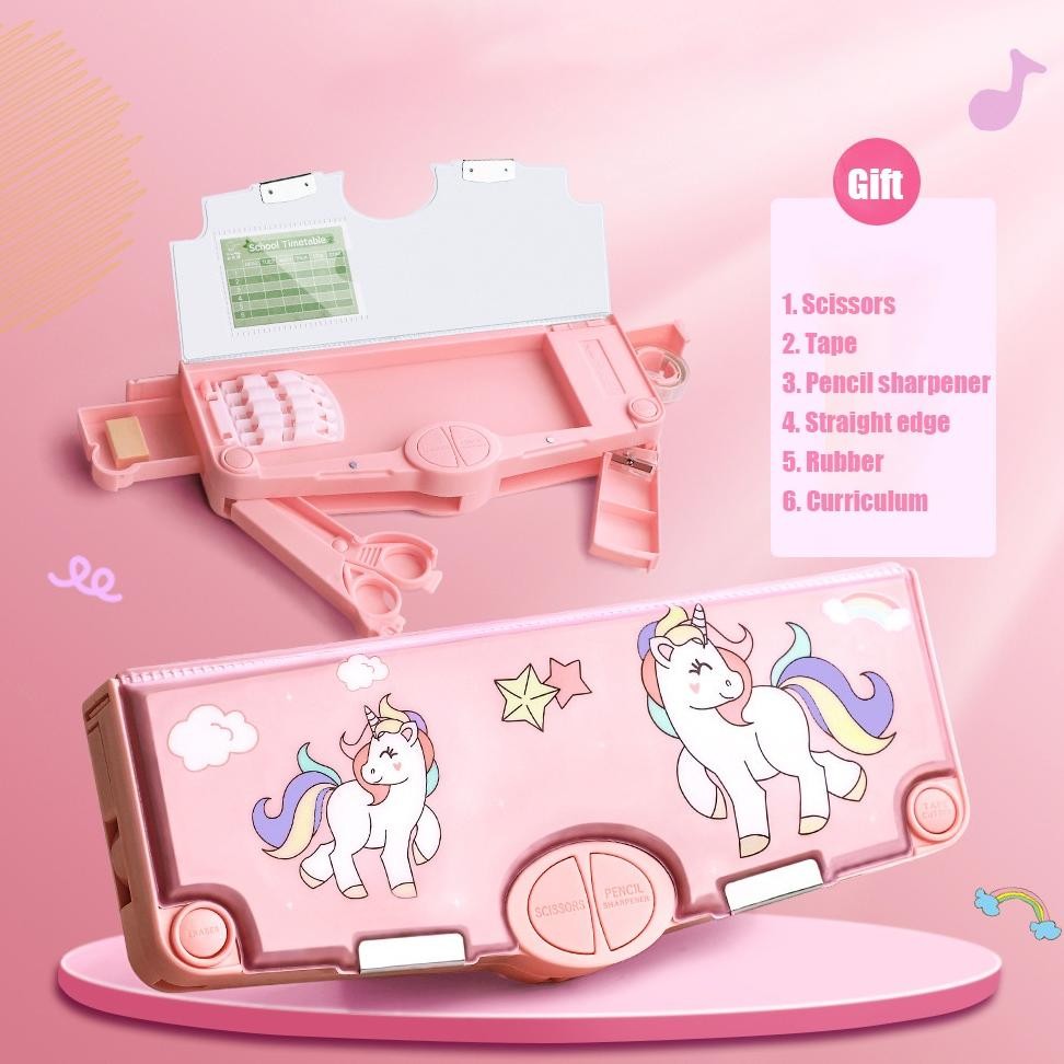 

Super Sale CodKotak Alat Tulis/Kotak Pensil Pola Kartun Rautan Kapasitas/Tempat Pensil Dua Lapis Bahan Plastik Multifungsi Untuk Anak /Alat Tulis Aesthetic Fb-4