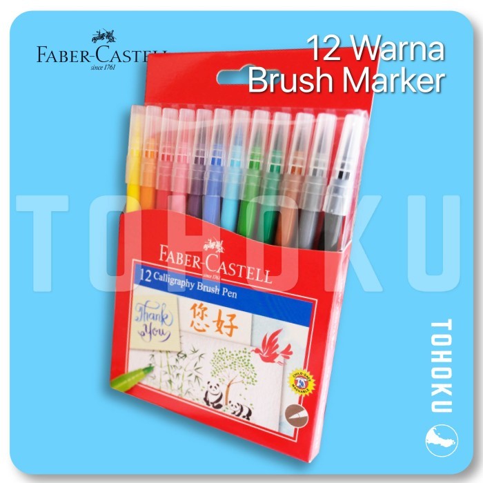 

Ba Brush Pen Faber Castell 12 Calligraphy