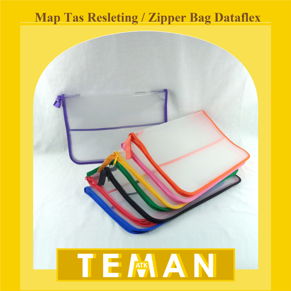 

Map Plastik Tas Resleting / Zipper Bag Folio Dataflex - (DF-321)